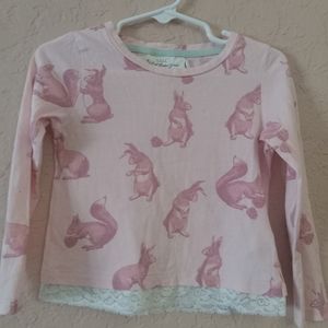 🐇Bunny H&M long sleeve top size 4t